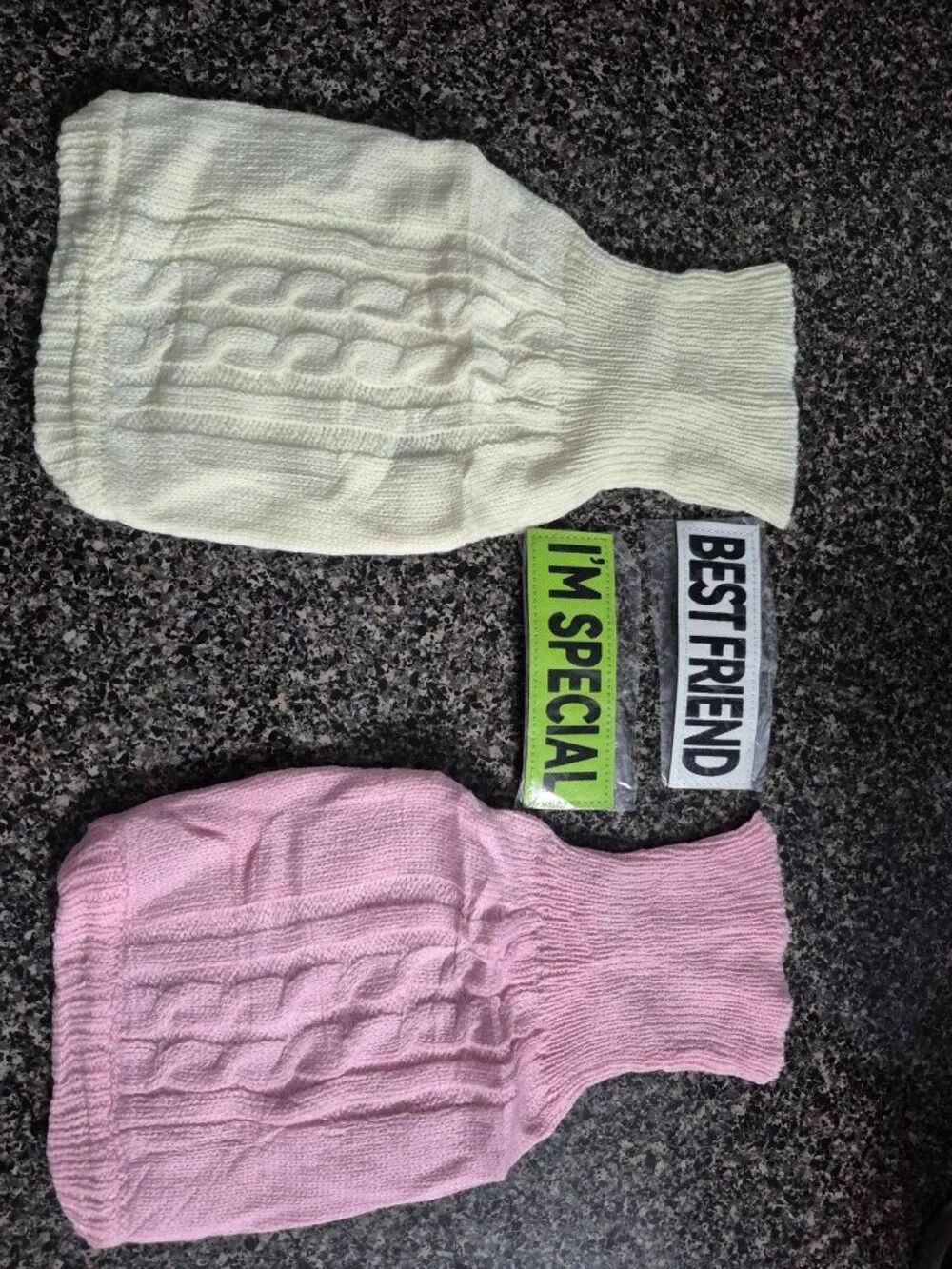 Dog or Cat Sweaters - Two Pack- Best Friend I'm Special